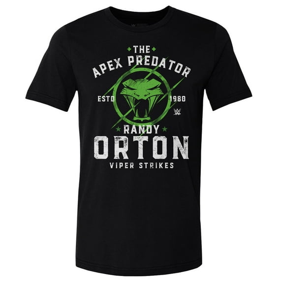 Men's 500 Level Black Randy Orton T-Shirt