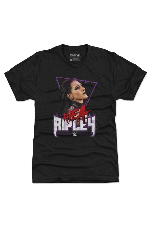 Men's 500 Level Black Rhea Ripley Grunge Tri-Blend T-Shirt