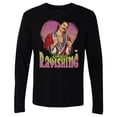 thumbnail image 1 of Men's-500 Level  Black Rick Rude Simply Ravishing Heart Long Sleeve T-Shirt, 1 of 1