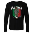 thumbnail image 1 of Men's 500 Level  Black Santos Escobar Flag Long Sleeve T-Shirt, 1 of 1