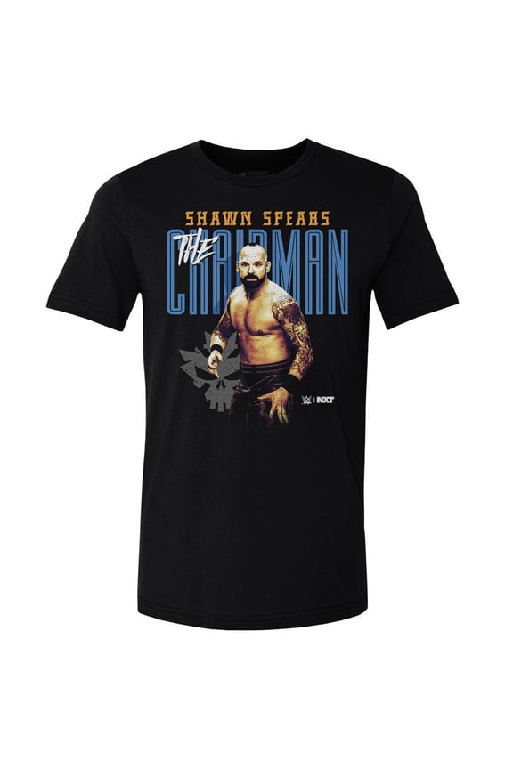 Men's 500 Level Black Shawn Spears Poster T-Shirt