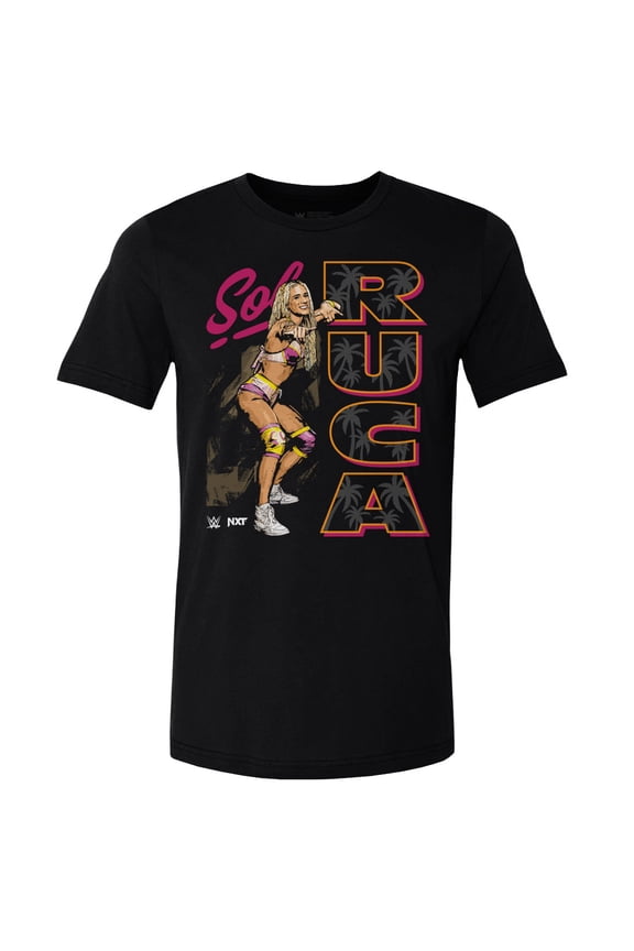 Men's 500 Level Black Sol Ruca Vertical Name T-Shirt