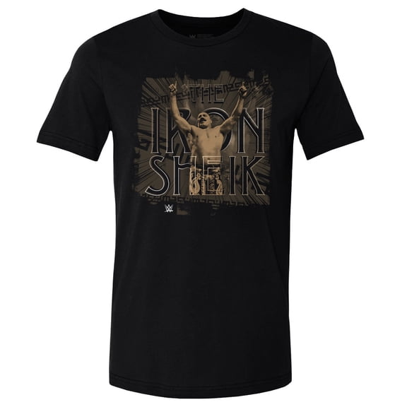 Men's 500 Level Black The Iron Sheik Grunge T-Shirt
