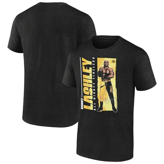 Men's 500 Level Bobby Lashley Black All Mighty Timeless Tri-Blend T-Shirt