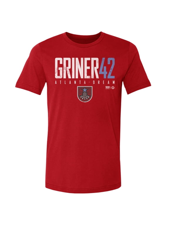 Men's 500 Level Brittney Griner Red Atlanta Dream Elite Player T-Shirt