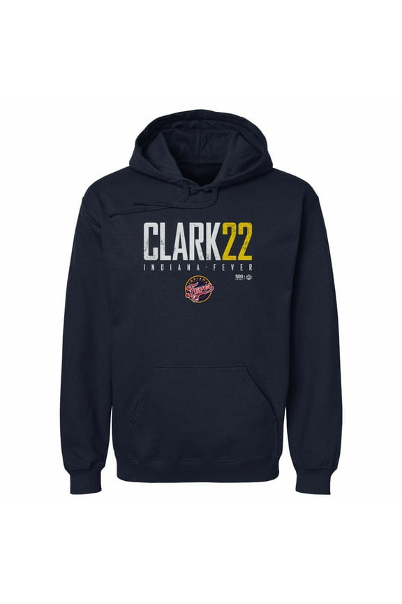 Men's 500 Level Caitlin Clark Navy Indiana Fever Elite Pullover Hoodie