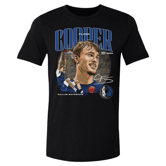 Men's 500 Level Cooper Flagg Navy Dallas Mavericks Dual Player T-Shirt