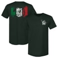 thumbnail image 1 of Men's 500 Level Dark Green Mexico National Team Grunge Flag Premium Tri-Blend T-Shirt, 1 of 1