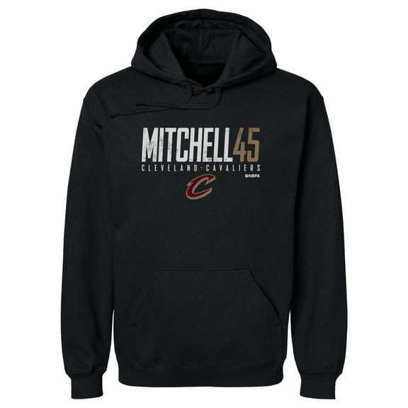 Men's 500 Level Donovan Mitchell Black Cleveland Cavaliers Elite Pullover Hoodie