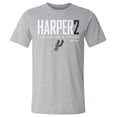 thumbnail image 1 of Men's 500 Level Dylan Harper Heather Gray San Antonio Spurs Elite T-Shirt, 1 of 1