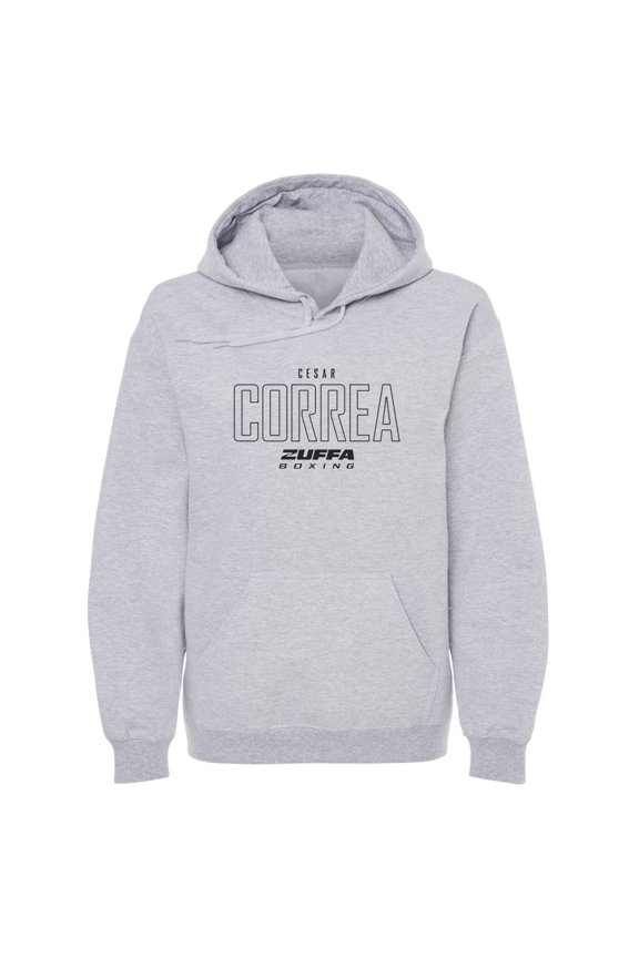 Men's 500 Level Gray Cesar Correa Zuffa Boxing Hoodie