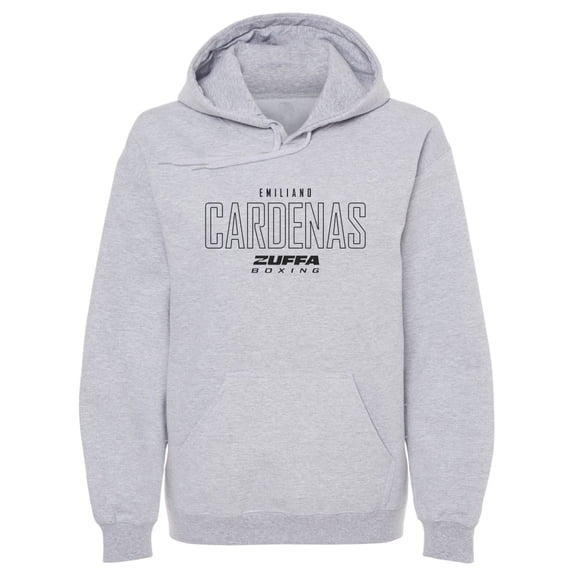 Men's 500 Level  Gray Emiliano Cardenas Zuffa Boxing Hoodie