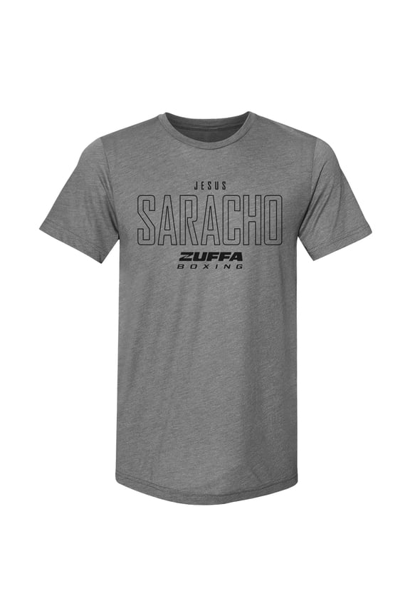 Men's 500 Level Gray Jesus Saracho Zuffa Boxing Premium Tri-Blend T-Shirt