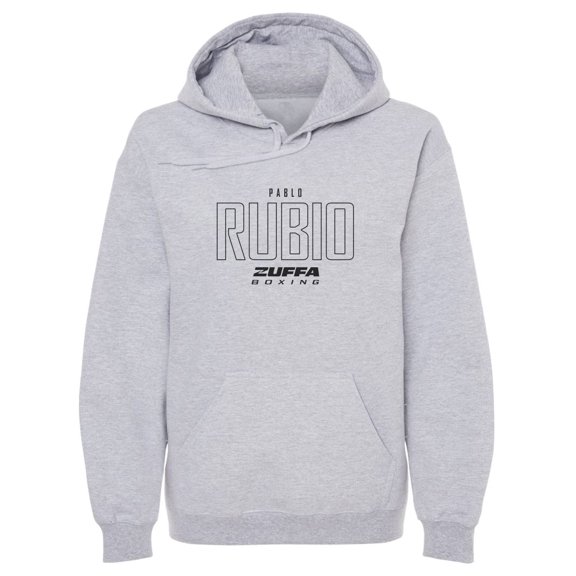 Men's 500 Level Gray Pablo Rubio Jr Zuffa Boxing Hoodie
