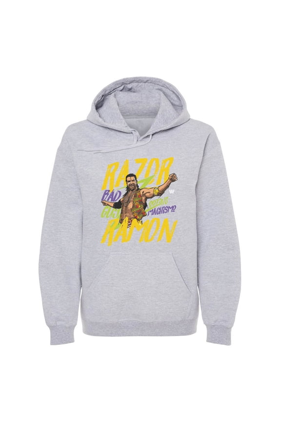 Men's 500 Level Gray Razor Ramon Bad Guy Pullover Hoodie