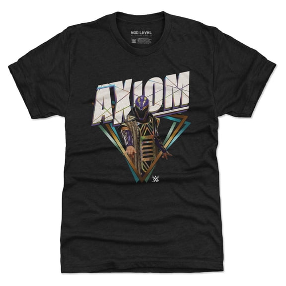 Men's 500 Level Heather Black Axiom Triangle Tri-Blend T-Shirt