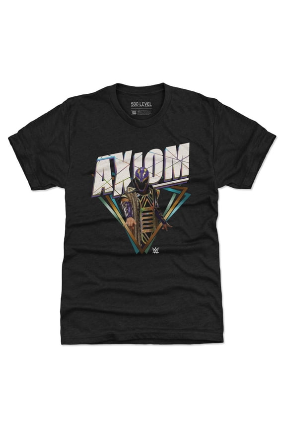 Men's 500 Level Heather Black Axiom Triangle Tri-Blend T-Shirt