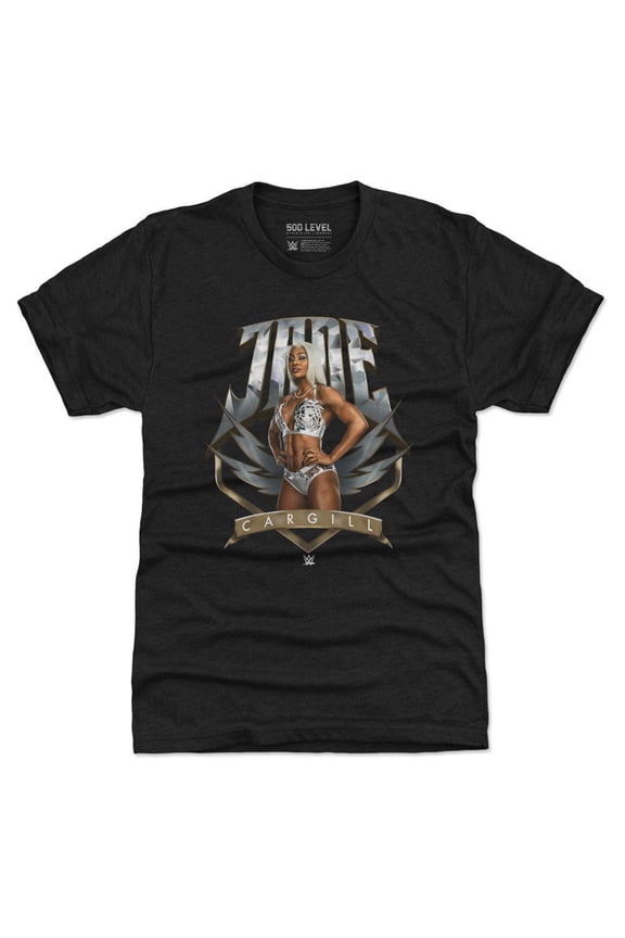 Men's 500 Level Heather Black Jade Cargill Shine Tri-Blend T-Shirt