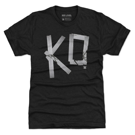 Men's 500 Level Heather Black Kevin Owens Duct Tape Tri-Blend T-Shirt