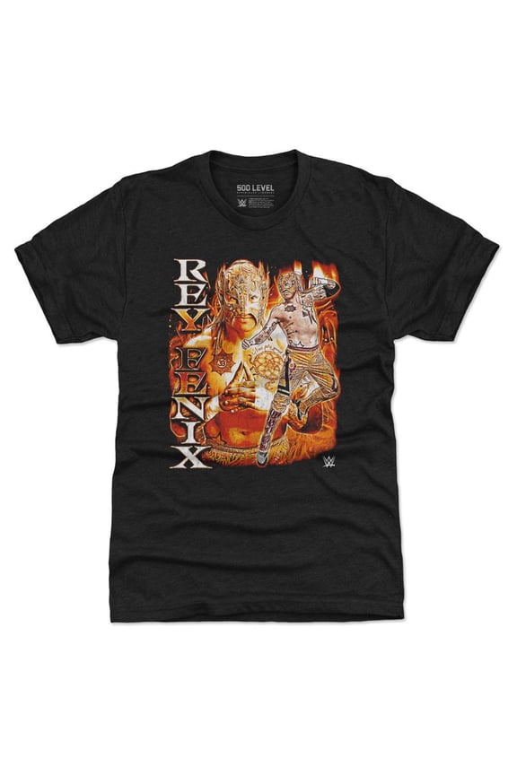 Men's 500 Level Heather Black Rey Fenix Vintage Tri-Blend T-Shirt