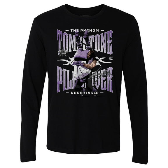 Men's 500 Level Heather Black The Undertaker Long Sleeve T-Shirt