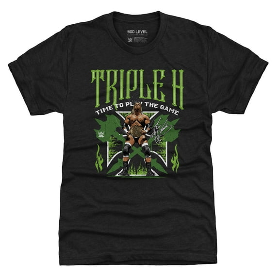 Men's 500 Level Heather Black Triple H Premium T-Shirt