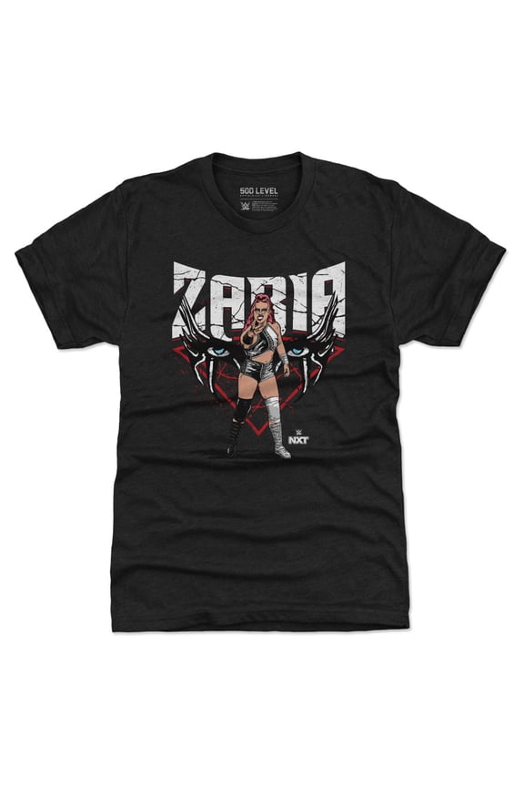 Men's 500 Level Heather Black Zaria Eyes Tri-Blend T-Shirt