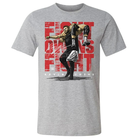 Men's 500 Level Heather Gray Kevin Owens T-Shirt