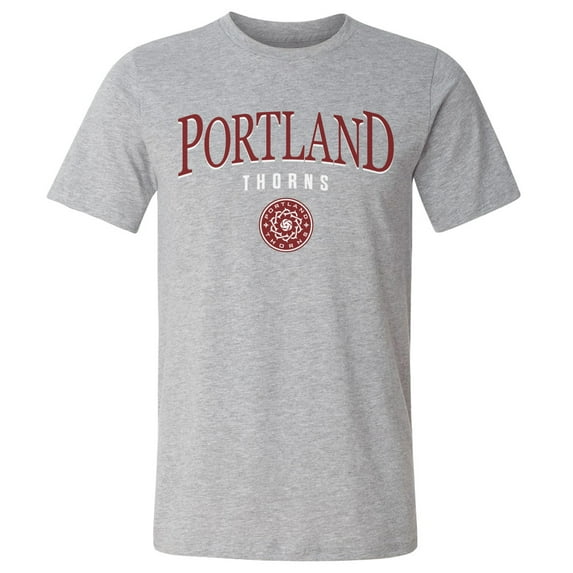 Men's 500 Level Heather Gray Portland Thorns FC Team Arch Name Graphic T-Shirt