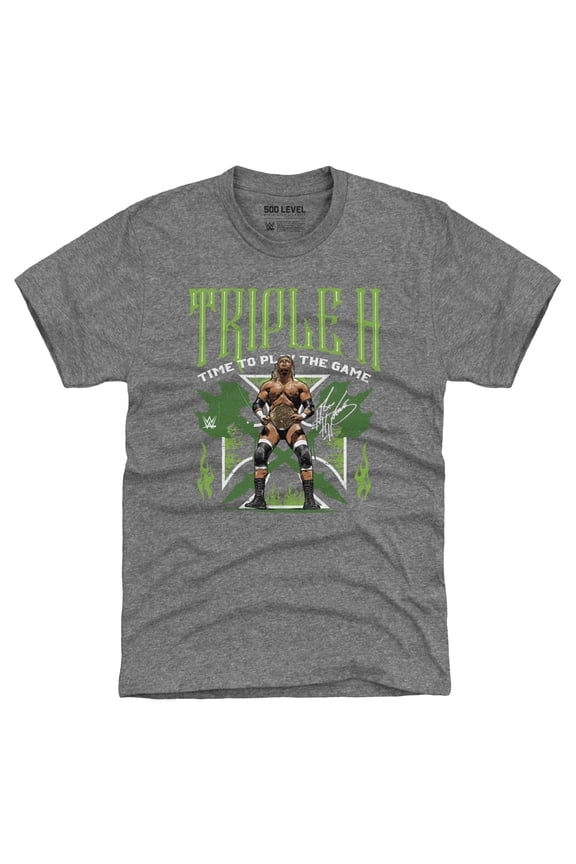 Men's 500 Level Heather Gray Triple H Premium T-Shirt