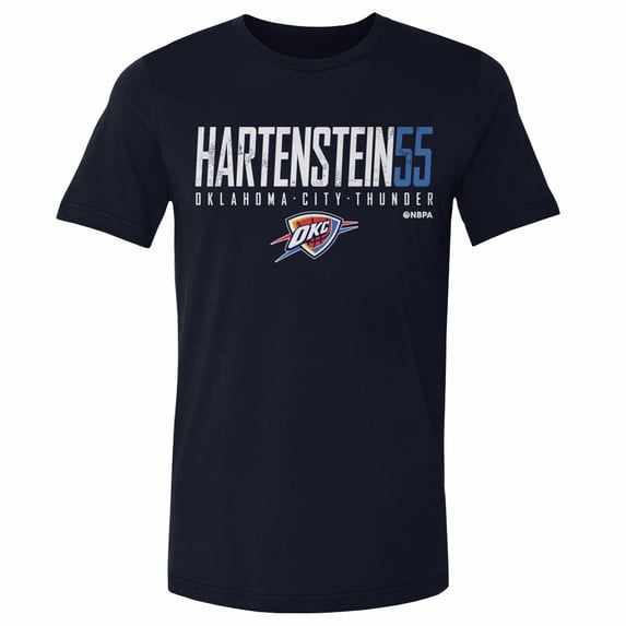 Men's 500 Level Isaiah Hartenstein Navy Oklahoma City Thunder Elite Player T-Shirt