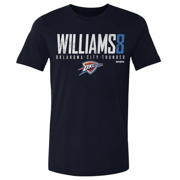 Men's 500 Level Jalen Williams Navy Oklahoma City Thunder Elite Player T-Shirt