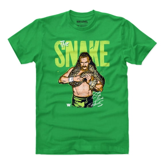 Men's 500 Level Kelly Green Jake "The Snake" Roberts T-Shirt