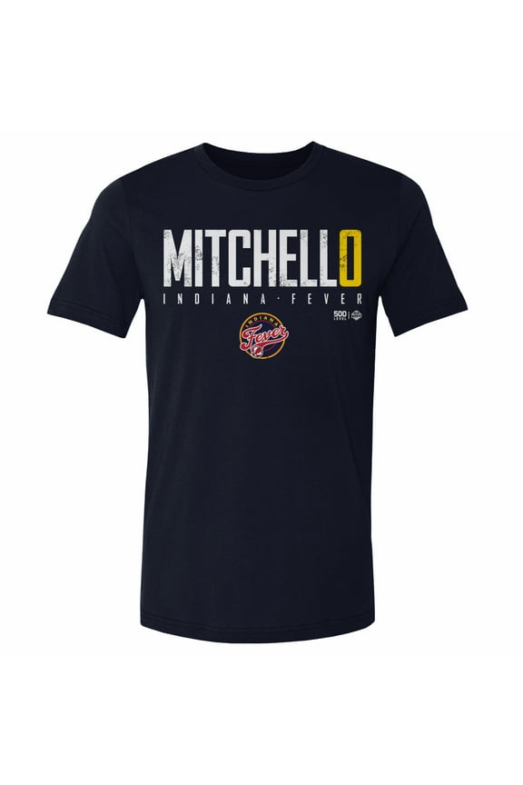Men's 500 Level Kelsey Mitchell Navy Indiana Fever Elite Player T-Shirt