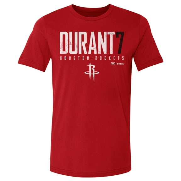 Men's 500 Level Kevin Durant Red Houston Rockets Elite T-Shirt