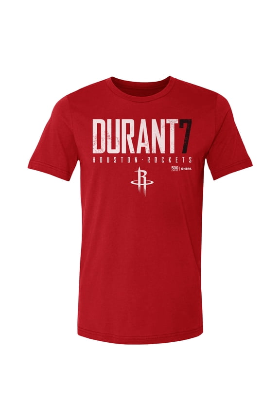 Men's 500 Level Kevin Durant Red Houston Rockets Elite T-Shirt