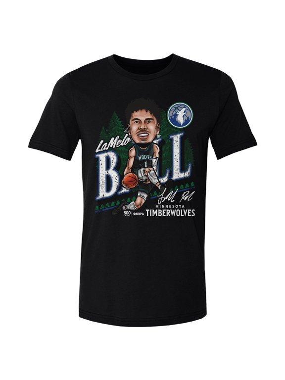 Men's 500 Level LaMelo Ball Black Minnesota Timberwolves T-Shirt