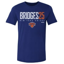 Men's 500 Level Mikal Bridges Blue New York Knicks Elite Player T-Shirt