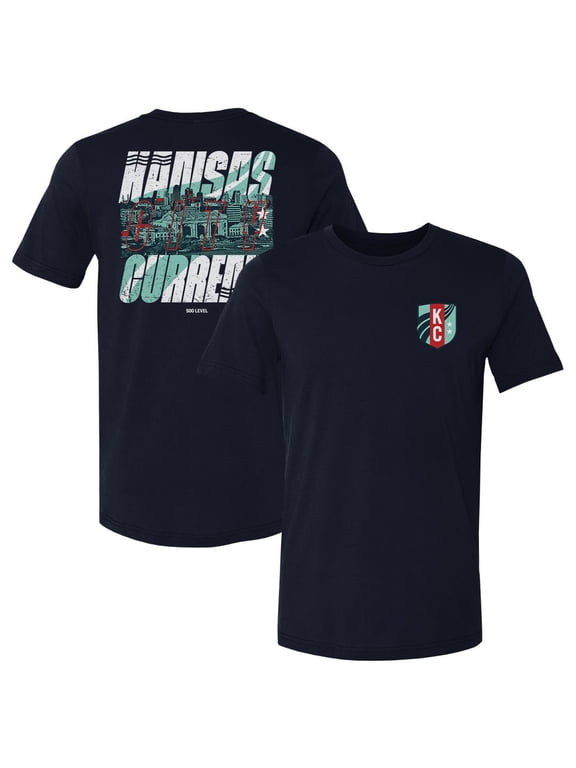 Men's 500 Level Navy Kansas City Current Hometown Graphics T-Shirt