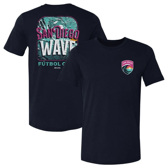 Men's 500 Level Navy San Diego Wave FC Hometown Graphics T-Shirt