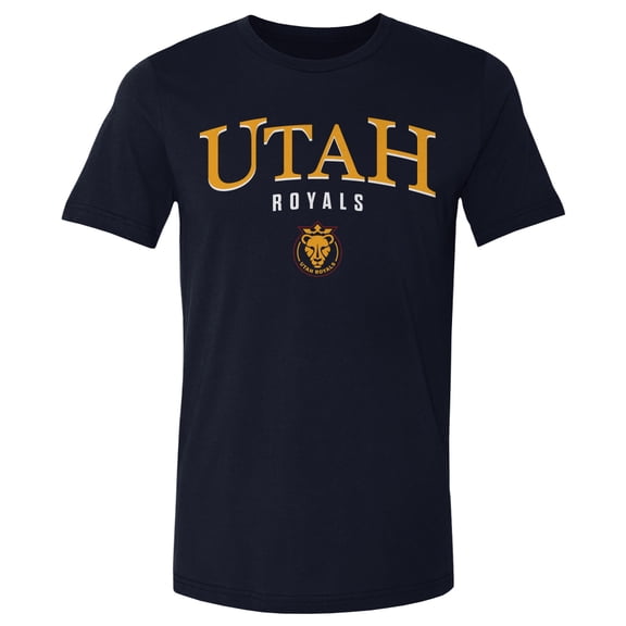 Men's 500 Level Navy Utah Royals Team Arch Name Graphic T-Shirt