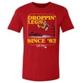 thumbnail image 1 of Men's 500 Level Red Hulk Hogan Droppin' Legs Since '83 T-Shirt, 1 of 1