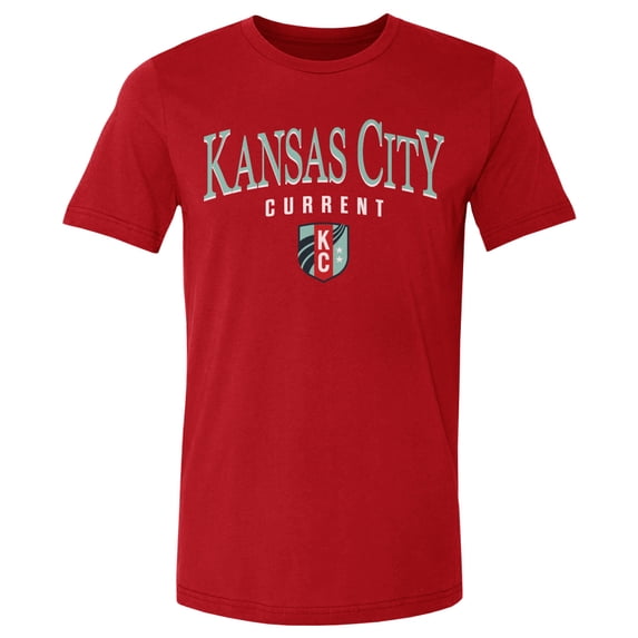 Men's 500 Level Red Kansas City Current Team Arch Name Graphic T-Shirt