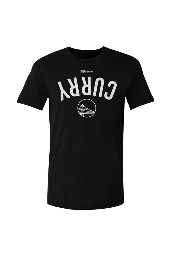 Men's 500 Level Stephen Curry Black Golden State Warriors Invert T-Shirt