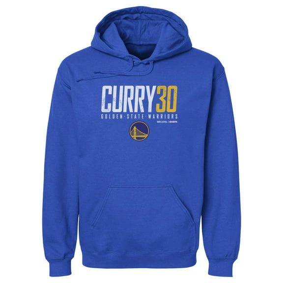 Men's 500 Level Stephen Curry Royal Golden State Warriors Elite Pullover Hoodie