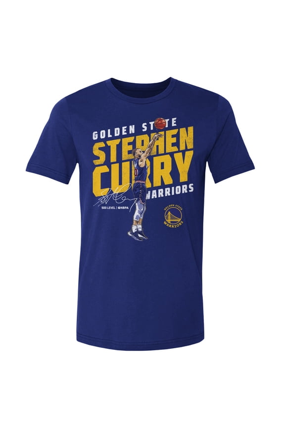 Men's 500 Level Stephen Curry Royal Golden State Warriors Slant T-Shirt