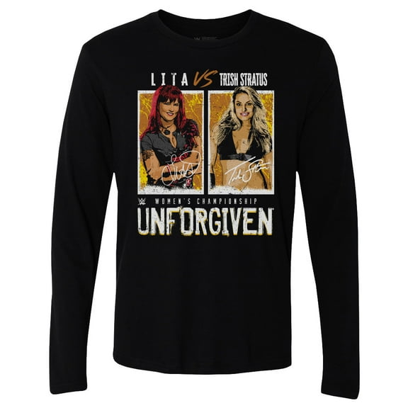 Men's-500 Level Trish Stratus Vs. Lita Match Long Sleeve T-Shirt
