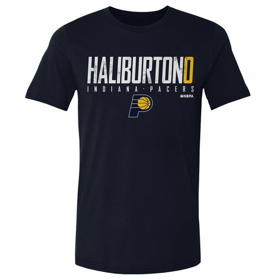 Men's 500 Level Tyrese Haliburton Navy Indiana Pacers Elite T-Shirt
