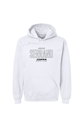 Men's 500 Level White Adrian Serrano Zuffa Boxing Hoodie