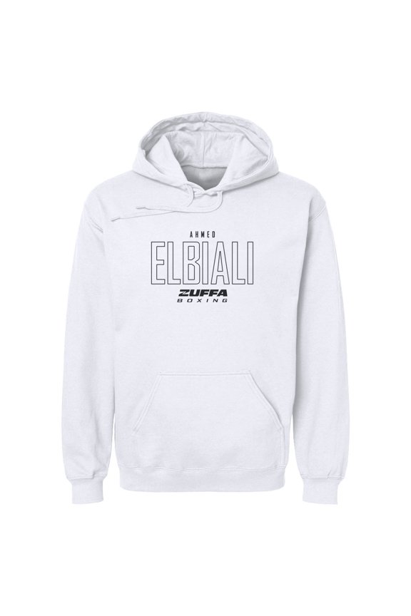 Men's 500 Level White Ahmed Elbiali Zuffa Boxing Hoodie